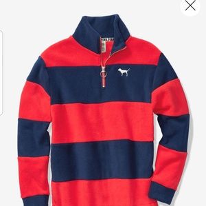 VS Pink Fleece Pullover